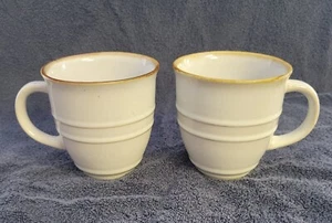 Country Crock Natural Speckle Pair of Mugs by Stoney Hill - Picture 1 of 8