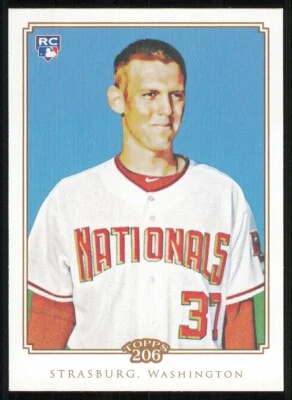 2010 Topps 206 #55 Stephen Strasburg RC - Image 1 of 2