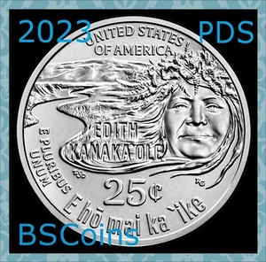 Serie PDS American Women Quarter 2023 - Edith Kanaka'ole - 3 monedas ¡Envío HOY!! - Imagen 1 de 4