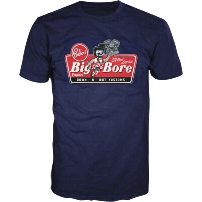 Camiseta Lethal Threat Down-N-Out Big Bore - Azul marino | XL Foto 1 de 3