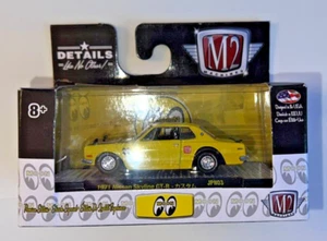 Nissan Skyline GT-R 2018 M2 Machines Mooneyes 1971 coche diecast 1:64 - Imagen 1 de 4