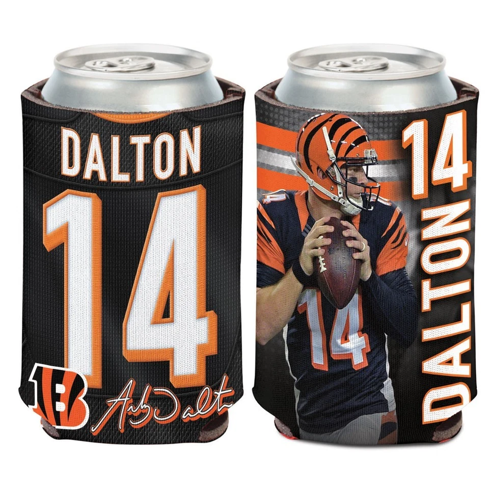 Cincinnati Bengals Wincraft #14 Andy Dalton 12oz Can Coolie FREE SHIP - Imagem 1 de 1