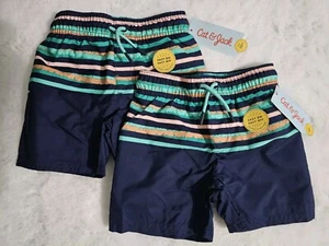 Boys 2T Cat & Jack swim shorts 2 pack NWT - Picture 1 of 9