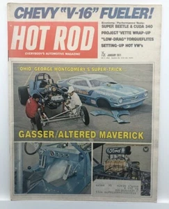 Hot Rod Magazine January 1971 - Imagen 1 de 1