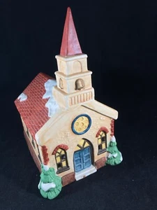 VINTAGE ST MARY'S CHURCH 1991 AMERICANA NATIONAL DECOR PORZELLAN WEIHNACHTEN - Bild 1 von 5