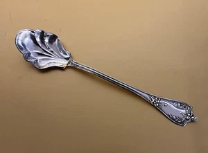 Antique Baker Manchester Sterling Silver Sugar Spoon Shell Scoop Floral c. 1915 - Picture 1 of 5