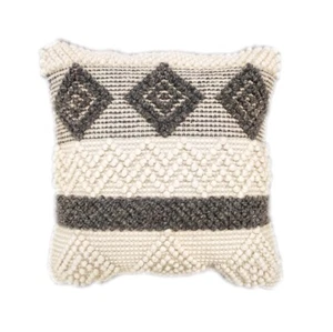 Handmade Pillow Cover Beautiful Bohemian Decor made from Soft Wool 750 - Picture 1 of 3