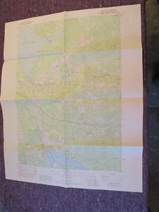 Plymouth, Maine 1982 Original Vintage USGS Topo Topographic Survey Map - Picture 1 of 2