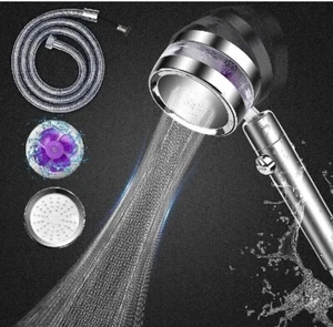High Pressure Shower Head With Hose, Vortex Shower And More - Picture 1 of 8