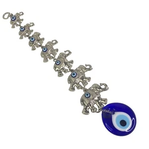 Metall Elefanten Böser Blick Wandbehang Ornament Türkische Handarbeit Amulett Talisman - Bild 1 von 6