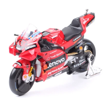 Maisto 1/18 2021 Ducati Desmosedici GP21 #63 Francesco Bagnaia Motorcycle Model - Image 1 of 4