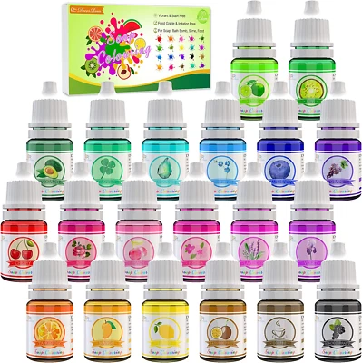 Colorante Liquido Para Jabon Artesanal Colorantes Pa Jabon Tinte Set Kit De 20 - Image 1 of 4