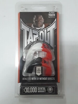 Boca Tapout All Sports Youth 5-11 anos. Conjunto de 2 peças laranja/branco laranja/preto - Imagem 1 de 2