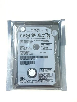 NEW Hitachi 320GB HTS543232A7A384 5400RPM SATA 2.5" Laptop HDD Hard Disk Drive - Image 1 of 4