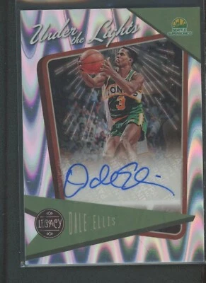 2022-23 Dale Ellis 15/25 Auto Panini Chronicles Legacy Under The Lights Swirl - Image 1 of 2