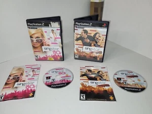 PlayStation 2 SingStar Amped And Singstar 80s (Sony PlayStation 2) CIB - Picture 1 of 3