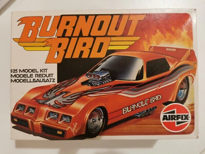 RARE  Airfix Burnout Bird Airfix No. 06449 1:25 Pontiac Firebird dragster - Immagine 1 di 4