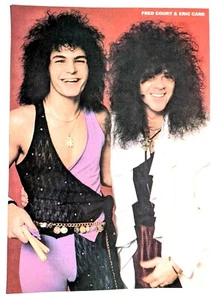 PÓSTER PINUP KISS / CENICIENTA / ERIC CARR & FRED COURY / REVISTA PÁGINA COMPLETA - Imagen 1 de 1