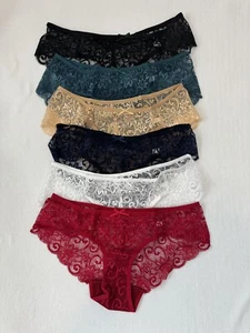 Sunm Boutique Women's Underwear Invisible Seamless Bikini Lace Half Coverage M - Picture 1 of 6