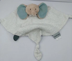 NATTOU Plush AXEL ELEPHANT Security Blanket Knotted Lovey - Picture 1 of 10