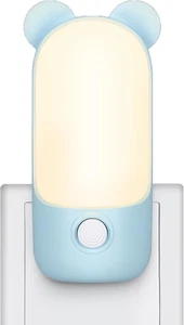 Luce Notturna per Bambini, Luce Notturna Da Presa LED a Forma Di Orso Con 2 Moda - Foto 1 di 12