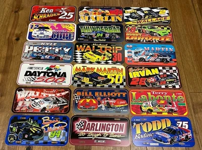 Lote de 18 matrículas NASCAR novedad Martin Petty Wallace Labonte Waltrip Foto 1 de 4