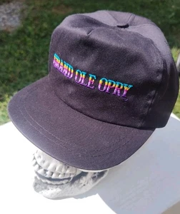 Gorra Grand Ole Opry Arco Iris Bordada Negra OSFA Cremallera Deslizante Opryland EE. UU. - Imagen 1 de 9