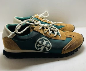 Tory Burch RHUM/Carta di riso 301 Annie runner nylon/nylon/camoscio nat/pelle Napa 7 - Foto 1 di 11