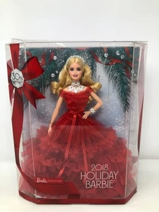 2018 Holiday Barbie Doll - Picture 1 of 6