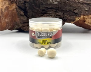 Dynamite Baits The Source Fluro 15mm Pop Ups 40g Dose Hakenköder Hookbait DA - Picture 1 of 2