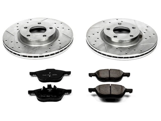Kit de pastillas de freno delanteras y rotor para 2006-2010, 2012-2015 Mazda 5 2007 2008 YP618GT Foto 1 de 1