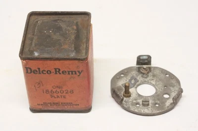 Placa de interruptor de distribuidor Oldsmobile Pontiac Delco-Remy GM 1866028 Oldsmobile NOS 1937-49 Foto 1 de 4
