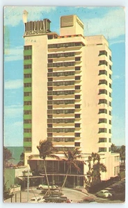 Postal Shelborne Hotel on the Ocean Miami Beach Florida publicada 1953 - Imagen 1 de 3