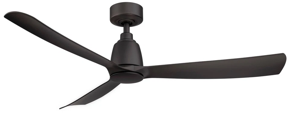52" Fanimation Kute Black Damp Modern Smart Ceiling Fan - Image 1 of 1