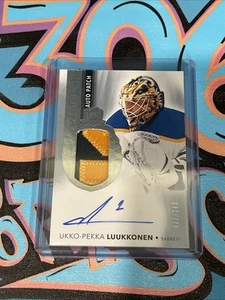 Ukko-Pekka Luukkonen 027/249 RPA 2021-22 Upper Deck The Cup Buffalo Sabres (CH3) - Picture 1 of 3