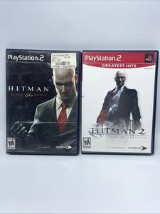 Hitman 2 Silent Assassin + Blood Money - PS2 Playstation 2 Spiele Konvolut - Bild 1 von 5