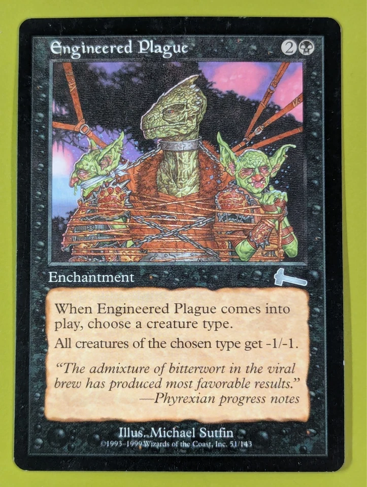 Engineered Plague x1 Urza's Legacy 1x Magic the Gathering MTG - Image 1 of 1