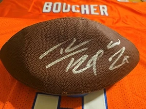 Autographed Wilson NFL Football  Signed Unknown Autograph - Picture 1 of 3