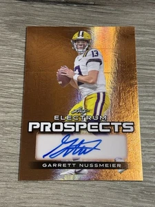 2024 Leaf Electrum Garrett Nussmeier Prospect Bronze Auto /59 #PA-GN1 LSU - Picture 1 of 2