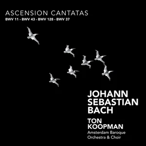 Bach Ascension Cantatas PIAU MERTENS PREGARDIEN RUBENS KOOPMAN Challenge CD MINT - Picture 1 of 2
