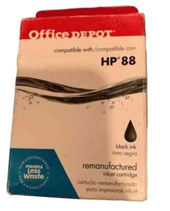 HP 88 Office Depot Black Ink Cartridge - Picture 1 of 2