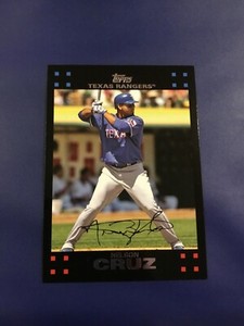2007 Topps # 564 NELSON CRUZ ROOKIE RC Texas Rangers MLB Baseball Card ! 