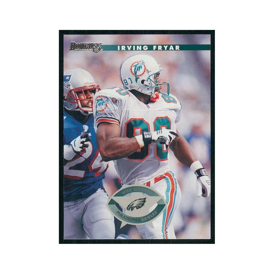 1996 Donruss Irving Fryar Dolphins #89 - Image 1 of 3
