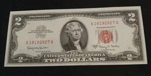 1963A $2 UNITED STATES NOTE GRANAHAN-FOWLER (CRISP UNCIRCULATED) - Picture 1 of 2