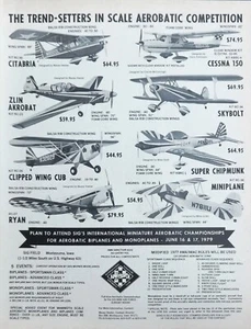 SIG Aerobatic RC Planes Print Ad Vintage 1987 Ephemera Wall Art Decor - Picture 1 of 1