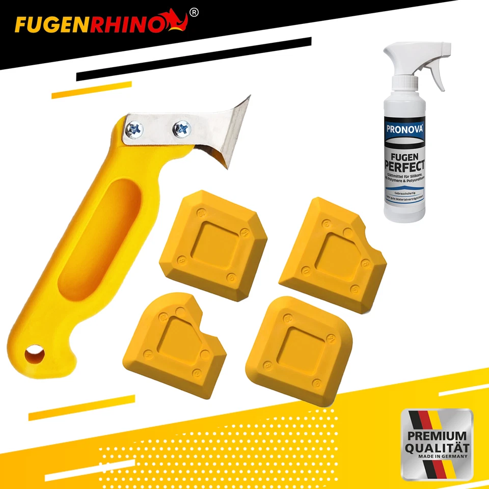Silikon Fugenentferner Fugenmesser Fugenkratzer Silicon Cutter Schneider Set - Bild 1 von 1
