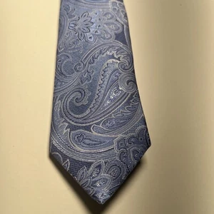 Michael Kors Neck Tie Blue Kadar Paisley Silk Blend MSRP $69.50 NWT - Picture 1 of 4
