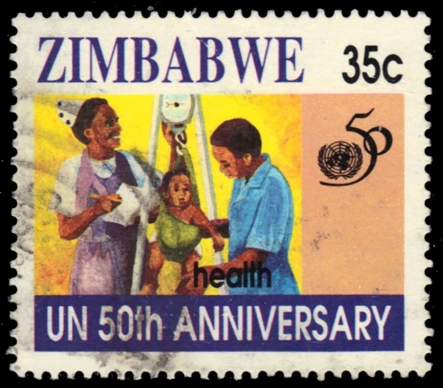 ZIMBABWE 746 - UN 50th Anniversary "Health" (pb67030) Foto 1 de 1
