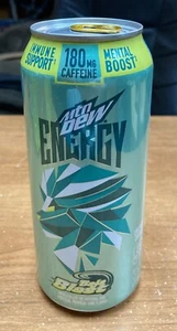 Mountain Dew Baja Blast Energy Full 16 oz Can Limited Edition Unopened - Picture 1 of 2