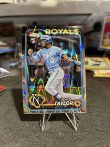 2024 Topps Chrome Raywave Refractor #243 Samad Taylor RC - KC Royals Rookie - Picture 1 of 4
